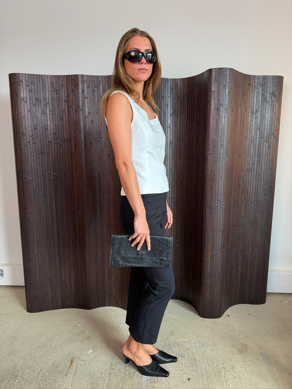 leather clutch