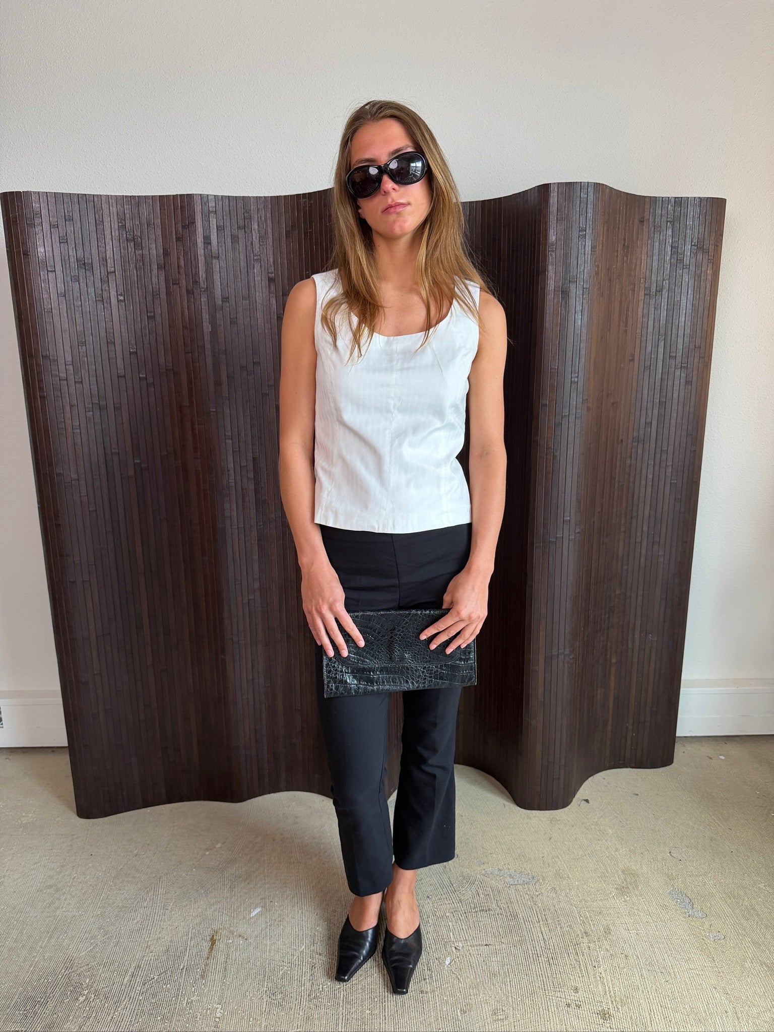 leather clutch