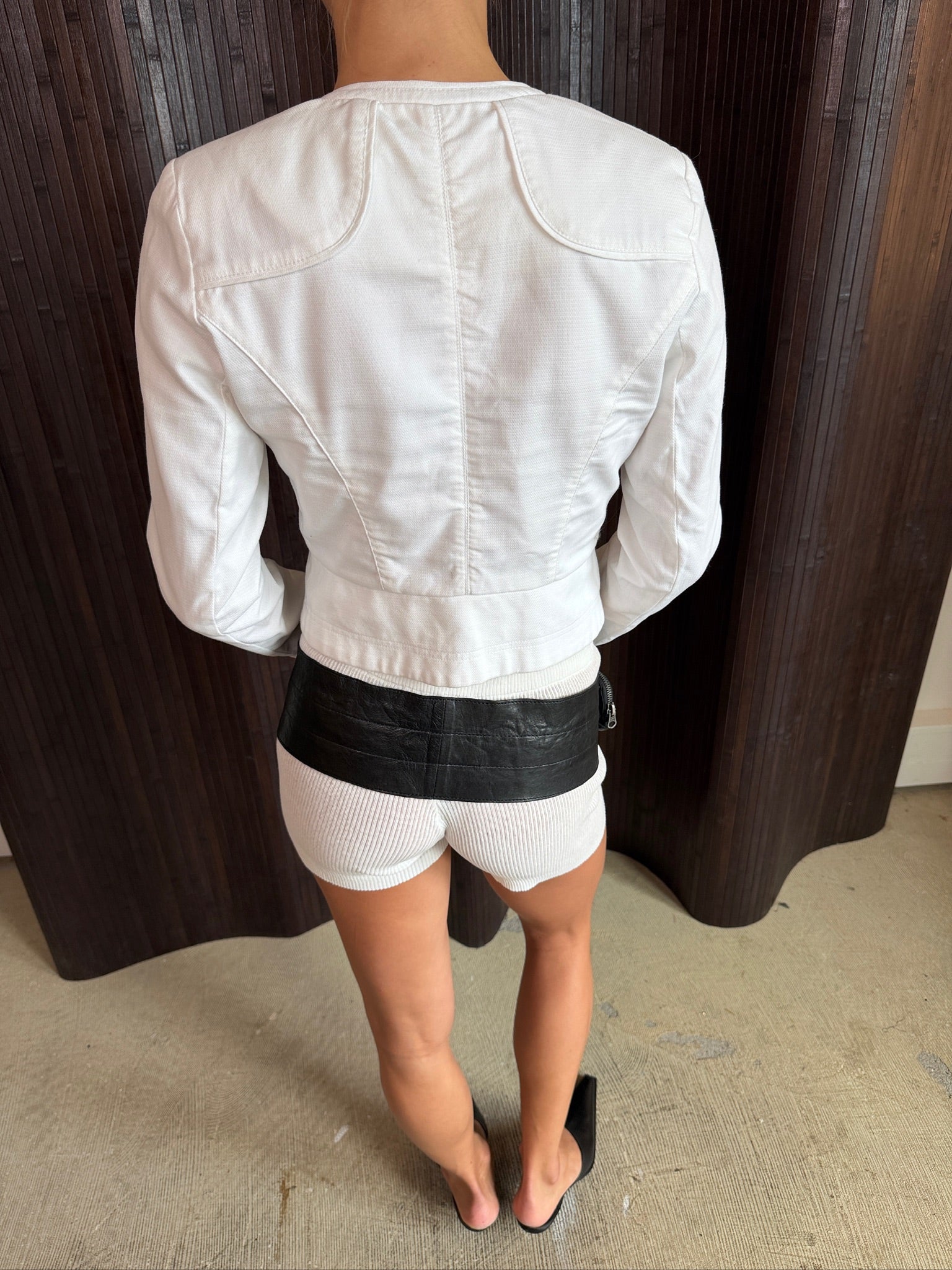 white jacket