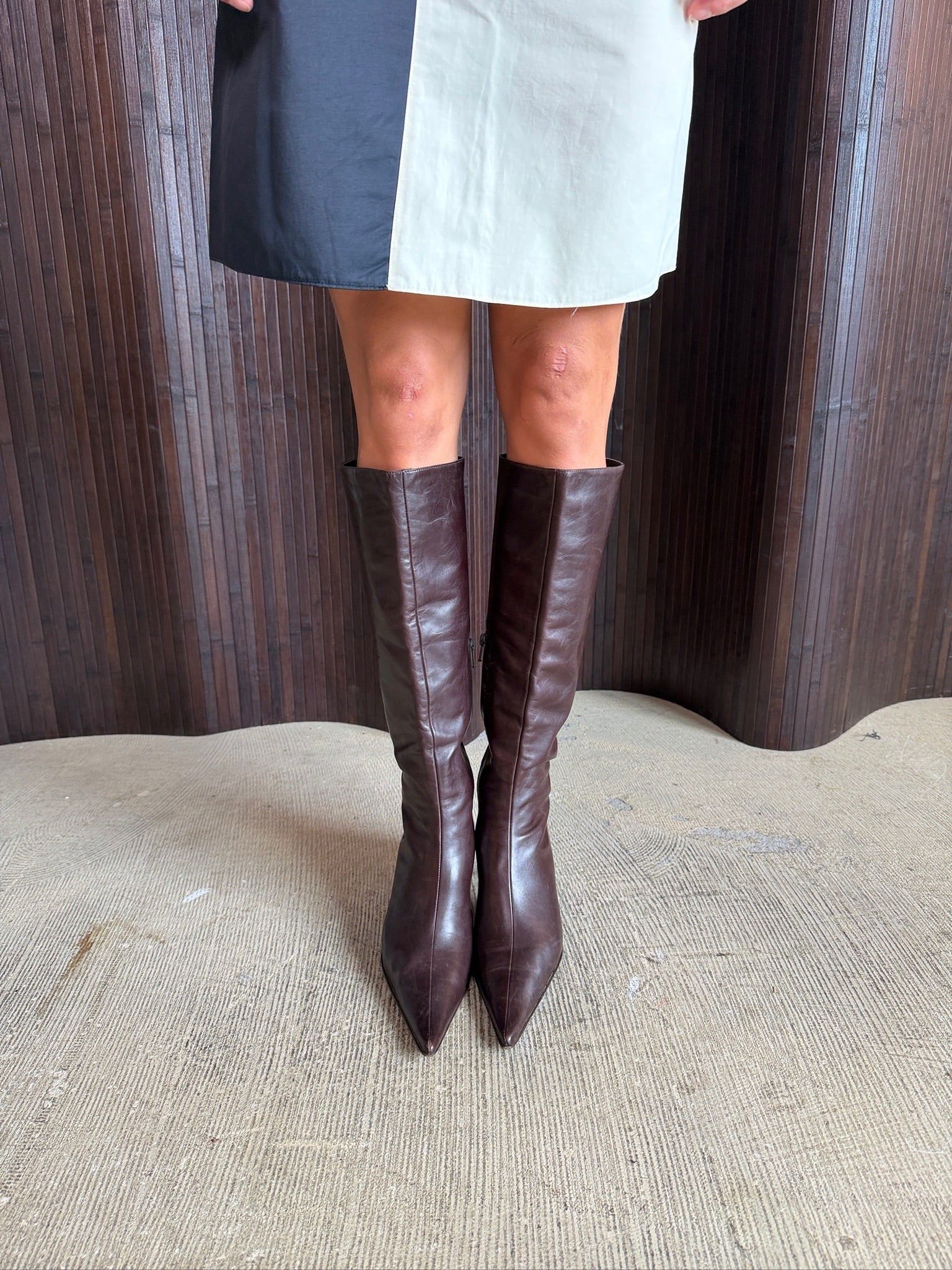 leather boots