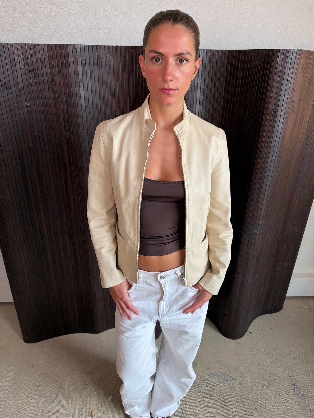 leather jacket
