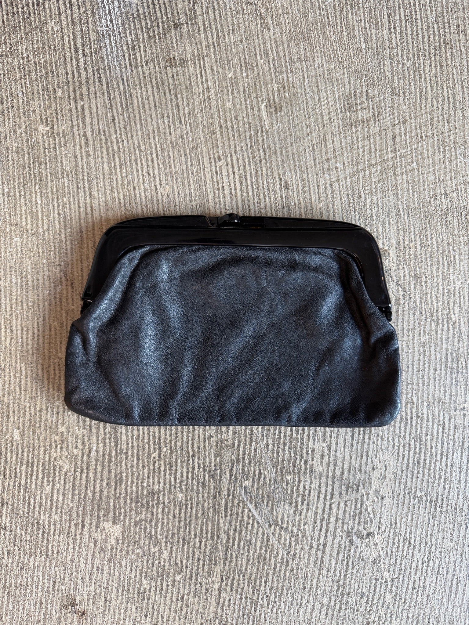 leather clutch