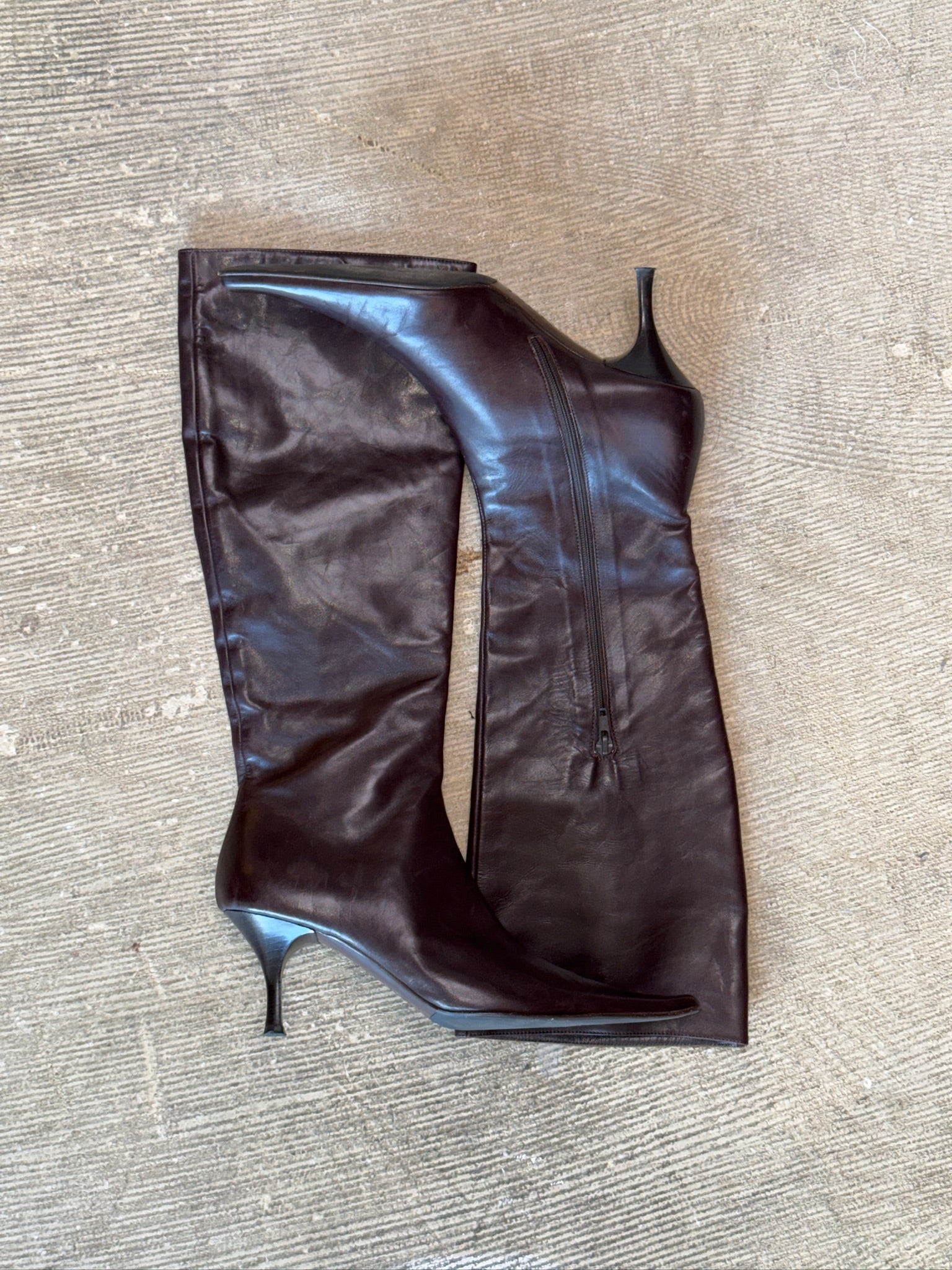 leather boots