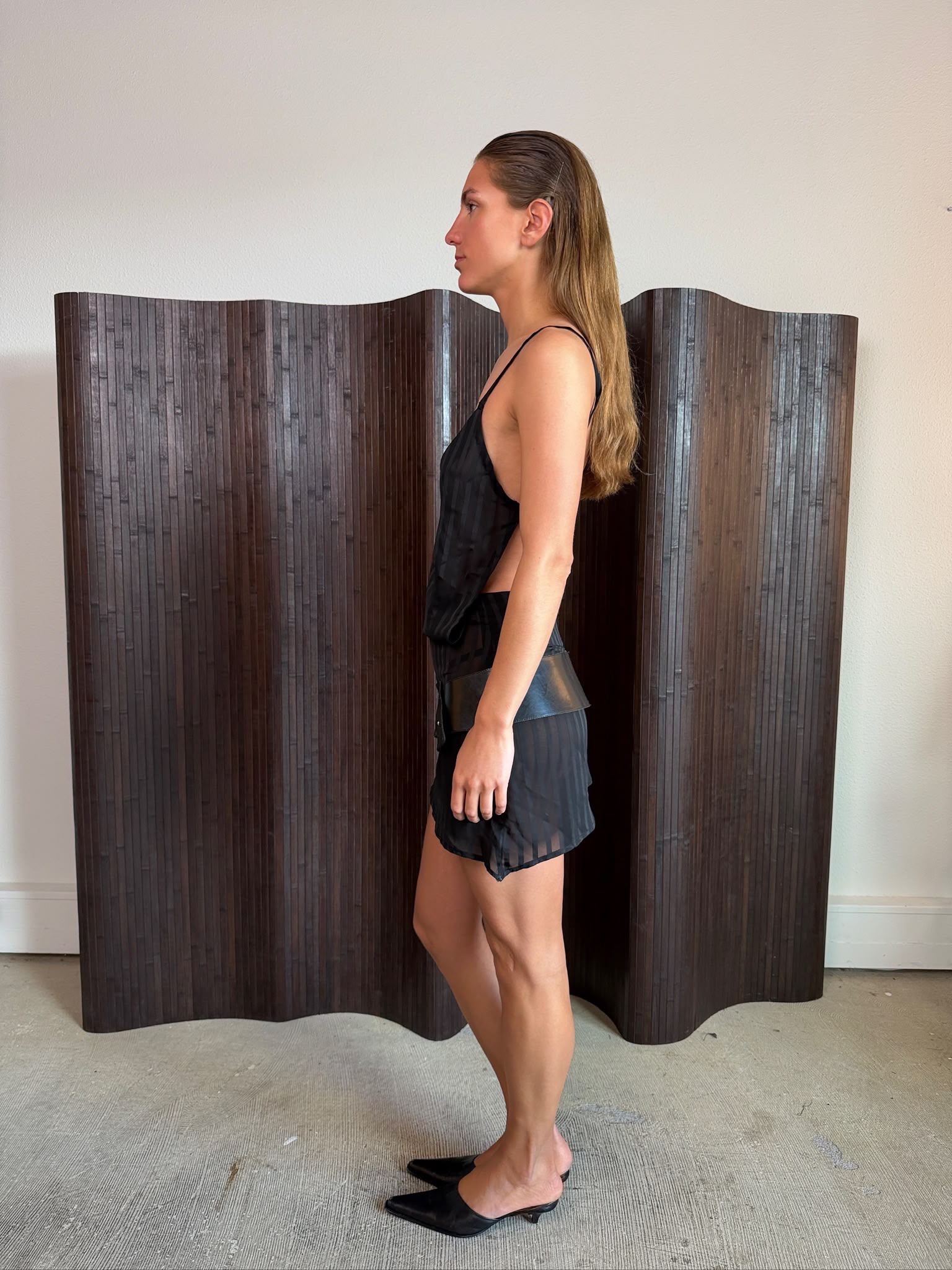 open-back dress